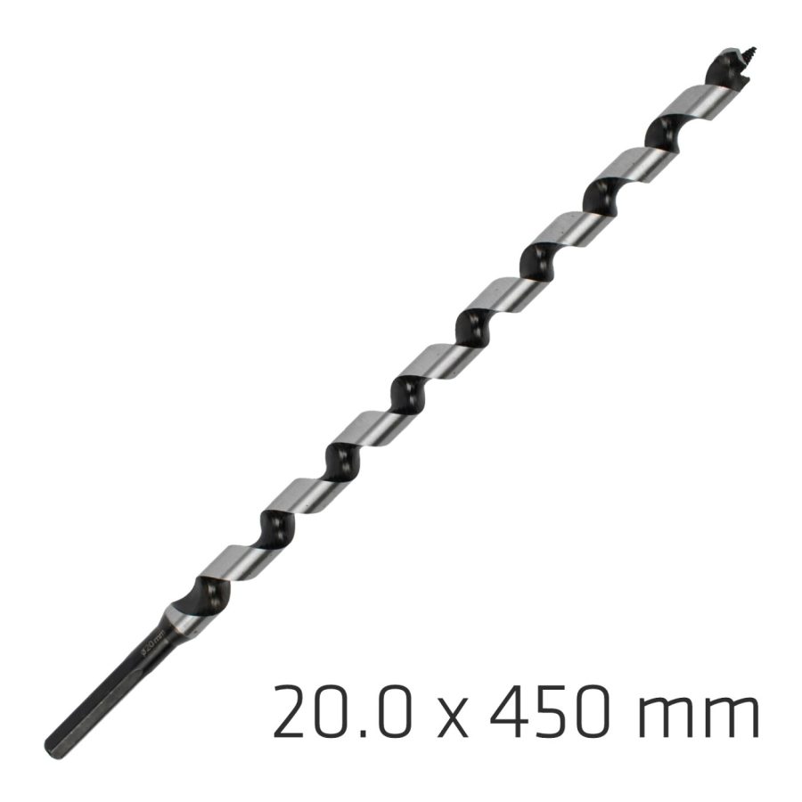 Wood Auger Drill Bit 20 X 450mm