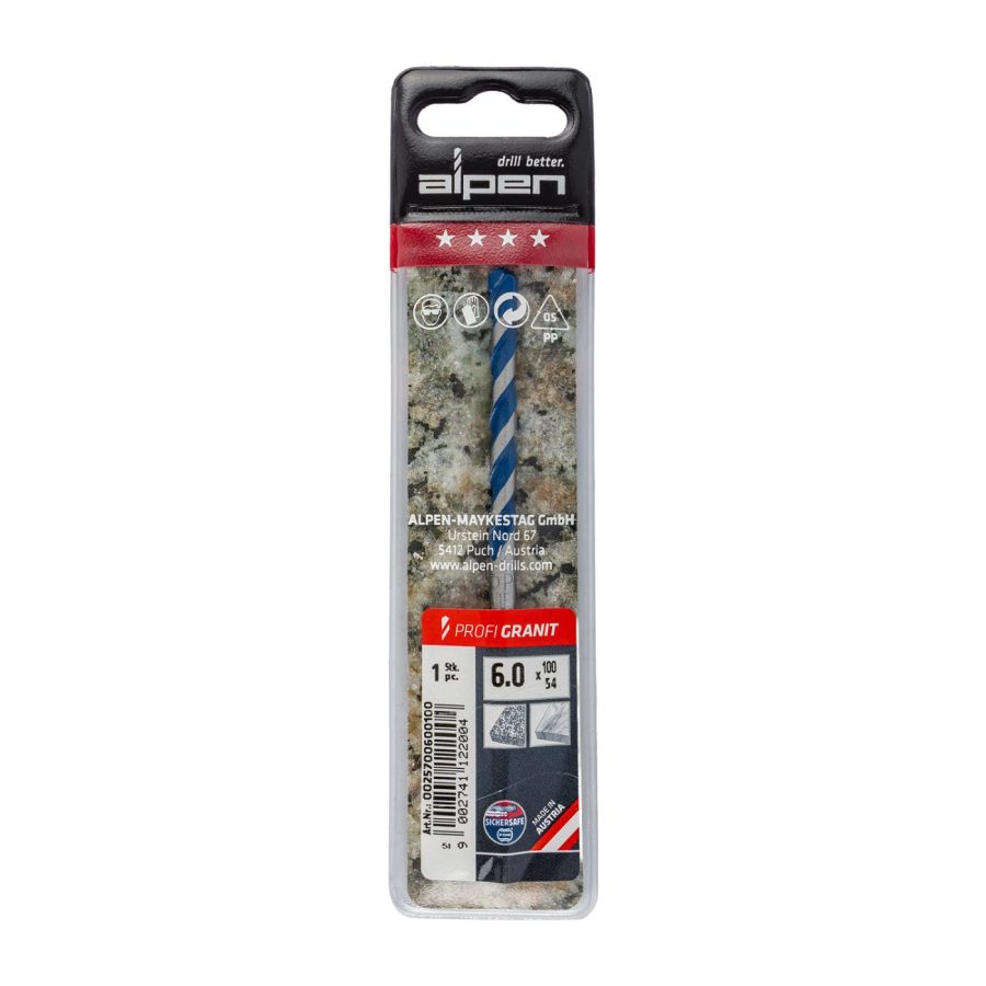 Granite Drill Bit 6.0mm