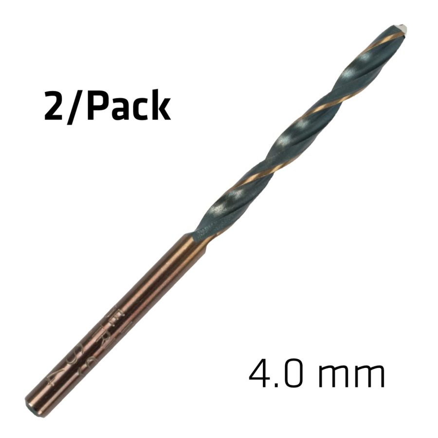 Hss Sprint Master 4.0mm X2 Sleeved Din338 Alpen Drill Bit
