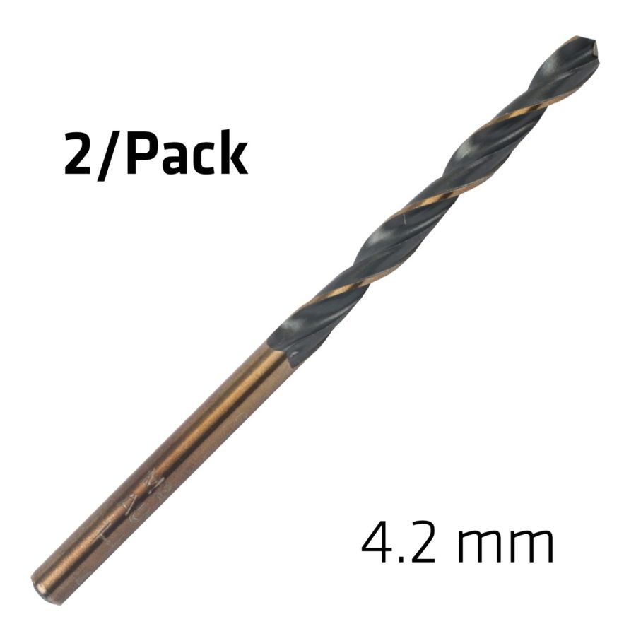 Hss Sprint Master 4.2mm X2 Sleeved Din338 Alpen Drill Bit