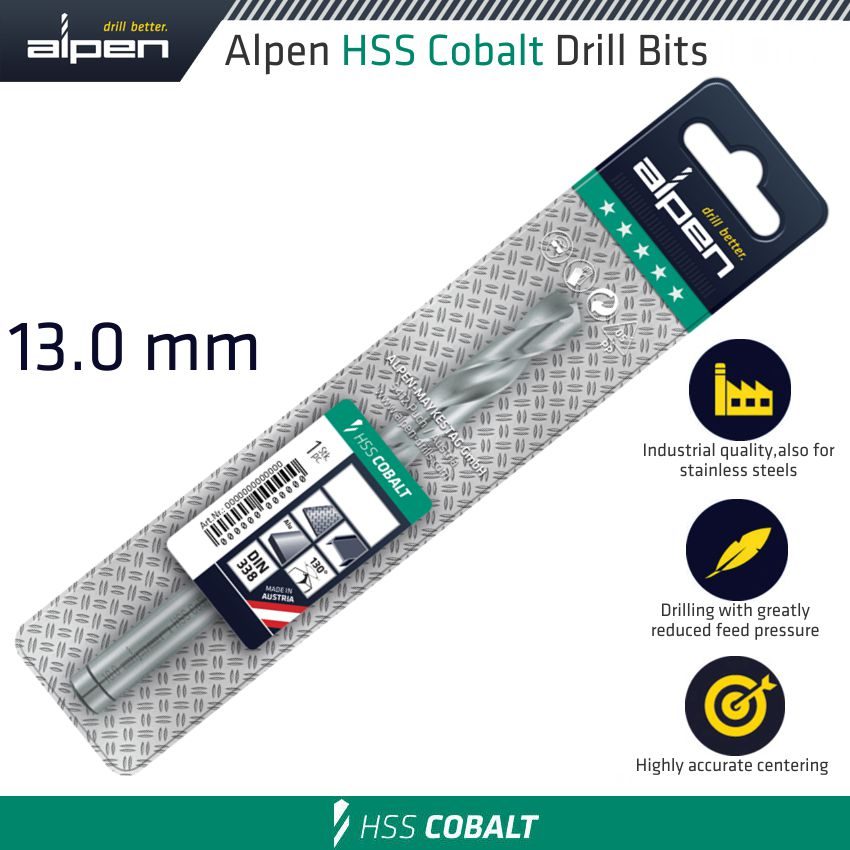 Hss Cobalt Drill Bit 13mm