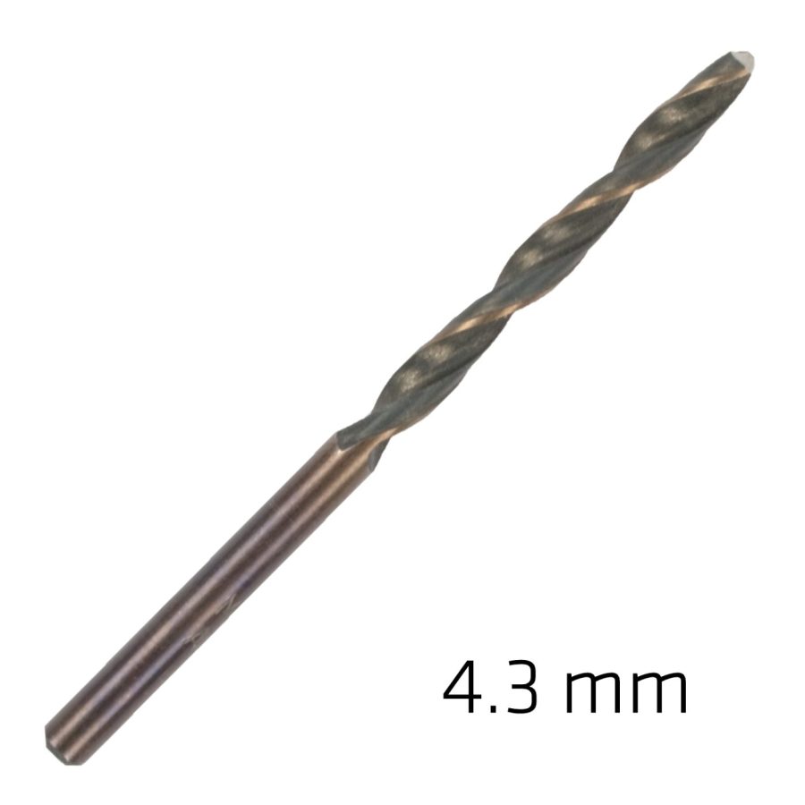 Hss Sprint Master 4.3mm Bulk Din 338 Alpen Drill Bit