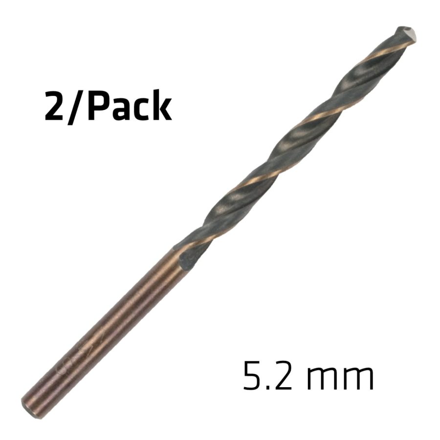 Hss Sprint Master 5.2mm X2 Sleeved Din 338 Alpen Drill Bit