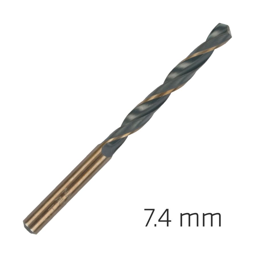 Hss Sprint Master 7.4mm Bulk Din 338 Alpen Drill Bit