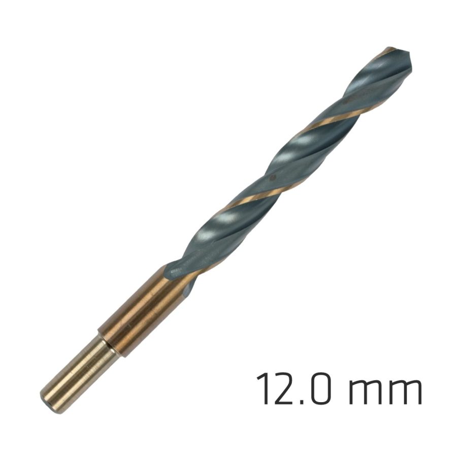 Hss Sprint Master 12.0mm Red Shank 9.5mm X1 Sleeved Din338 Alpen Drill
