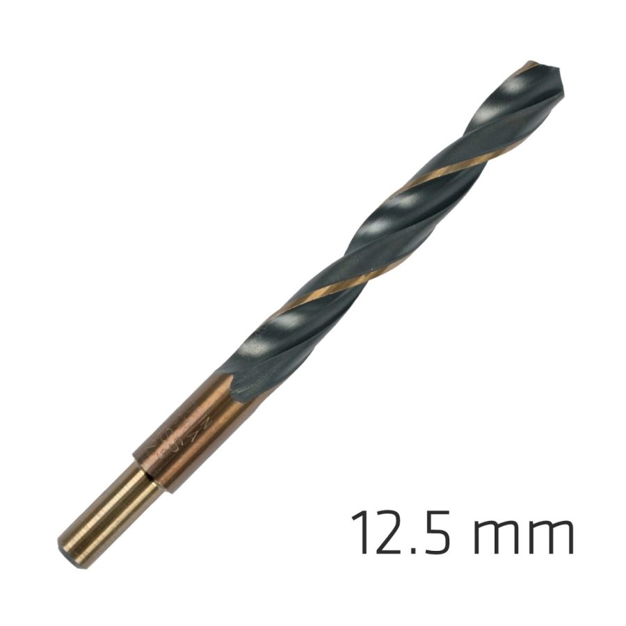 Hss Sprint Master 12.5mm Red Shank 9.5mm X1 Sleeved Din338 Alpen Drill
