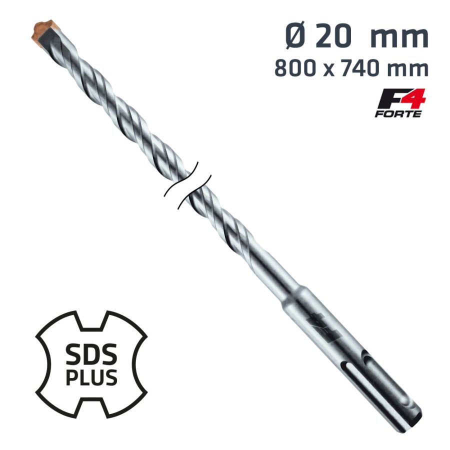 Sds Plus Hammer Bit 800 X 740mm 20mm