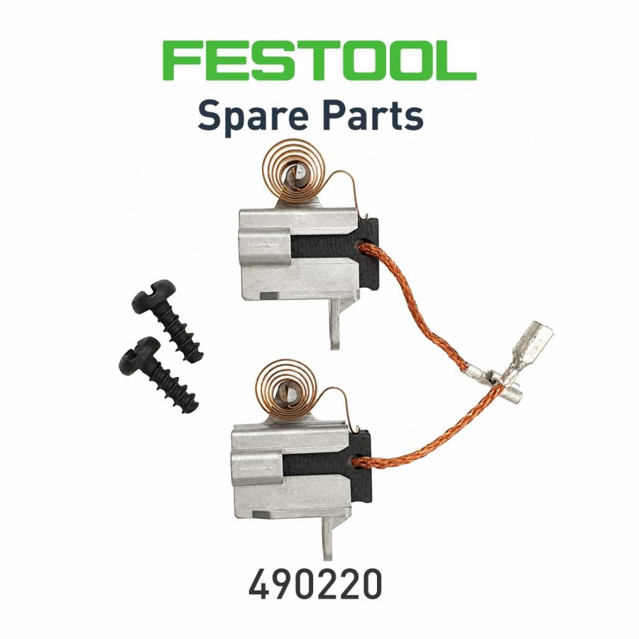 Festool Brush Holder with Carbon Brushes PS 300 EQ Spare Part
