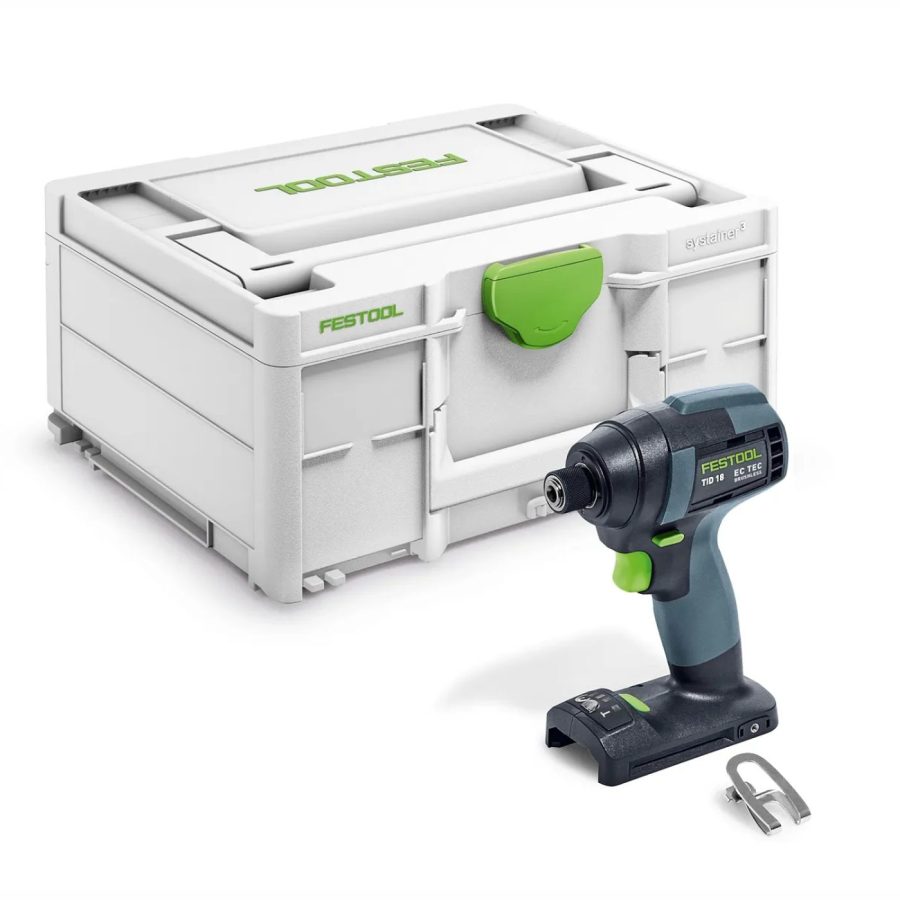 Festool TID 18-Basic Cordless Impact Driver with 180 Nm torque