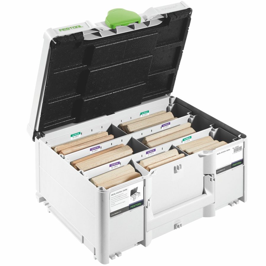 Festool DS/XL D12/D14 128 BU Beech DOMINO XL Assortment Set for DF 700