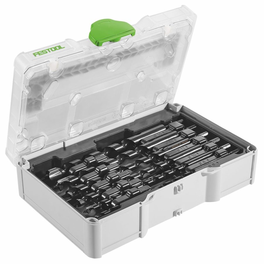 Festool SYS3 S 76-SB CE-SORT/6 Auger Bit Set In Systainer³ S