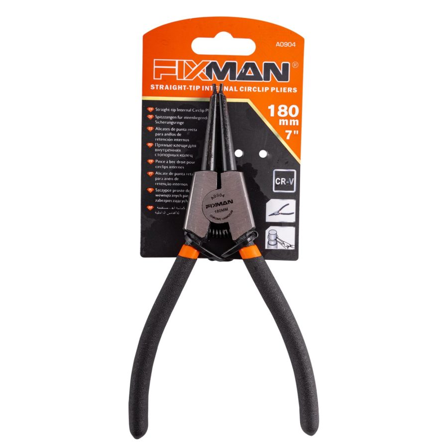 Fixman Straight External Circlip Pliers 7'/175mm