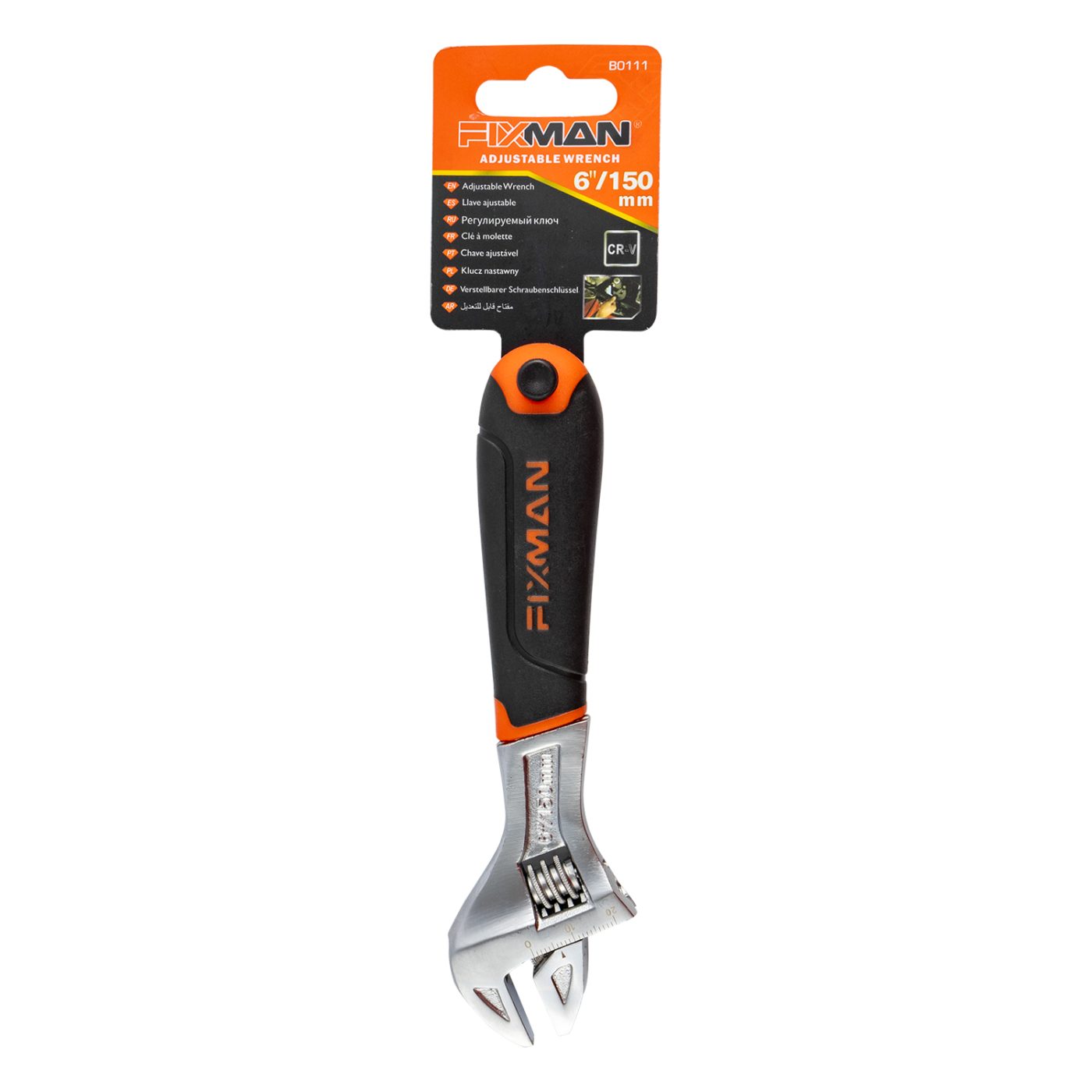 Fixman Adjustable Wrench 6' 0-19.5mm
