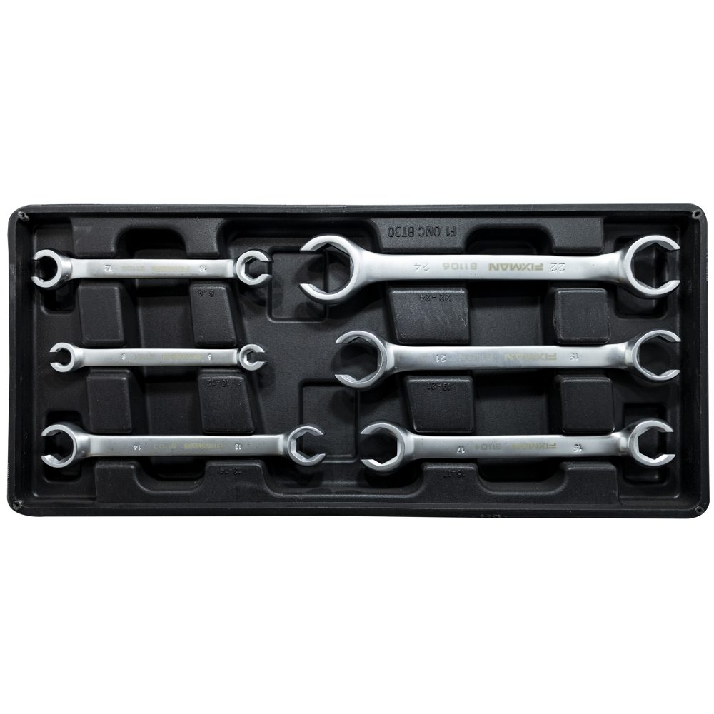 Fixman 6-pc Flare Wrenches 6 To 24mm