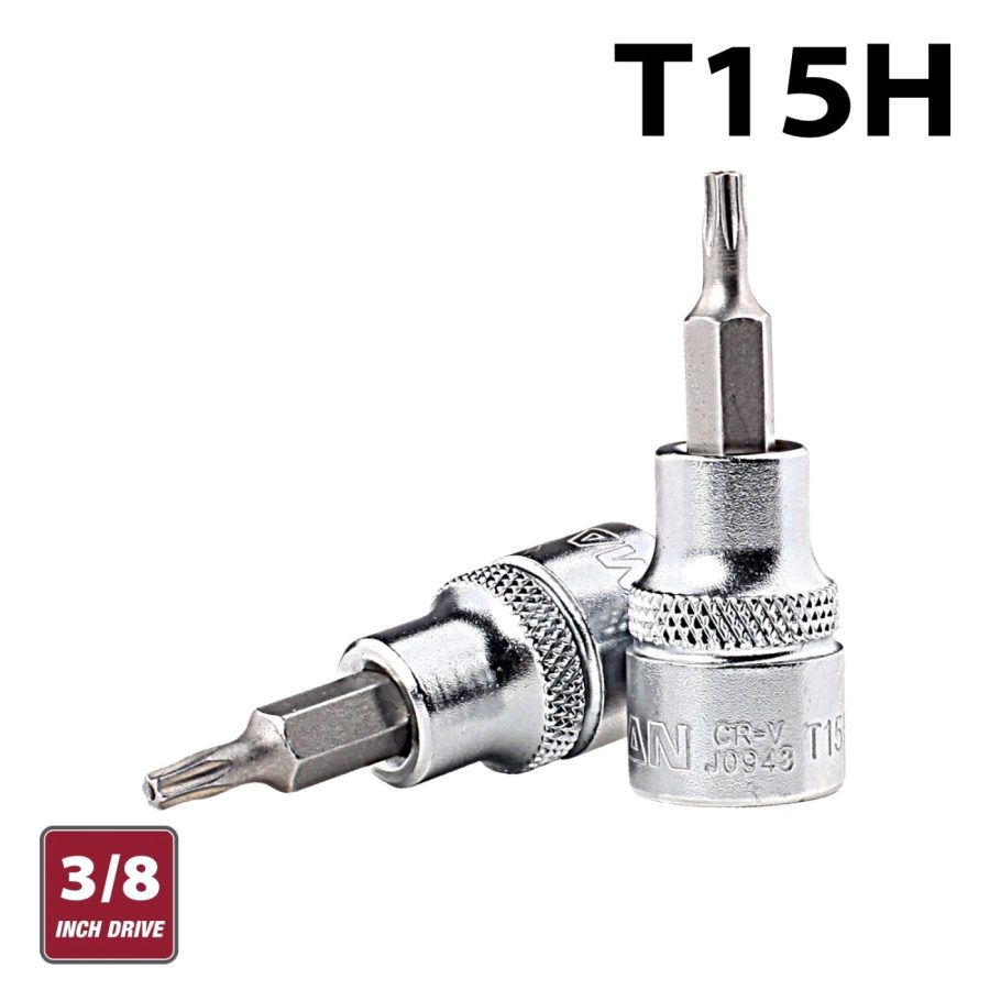 Fixman 3/8' Dr.bit Socket T15h Torx Security