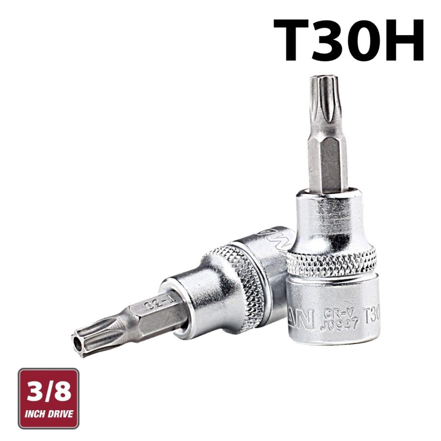 Fixman 3/8' Dr.bit Socket T30h Torx Security