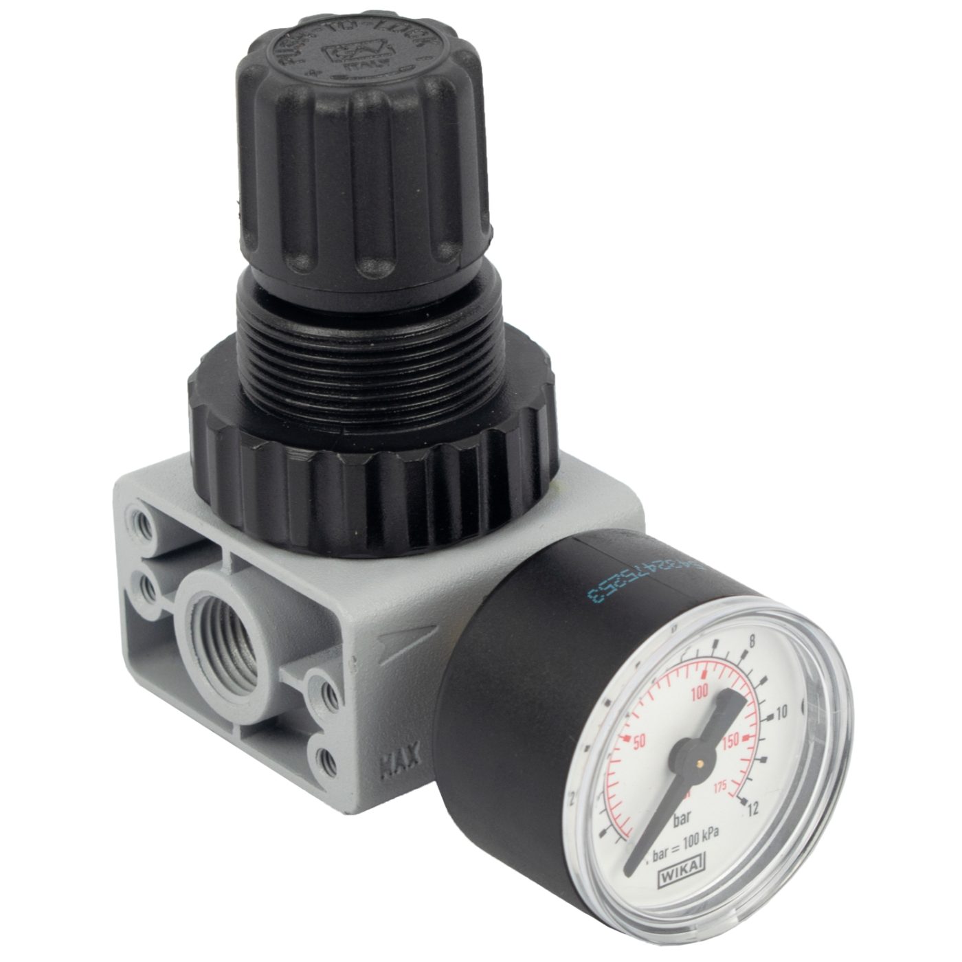 GAV R180 Inline 1/4' Piston Pressure Regulator