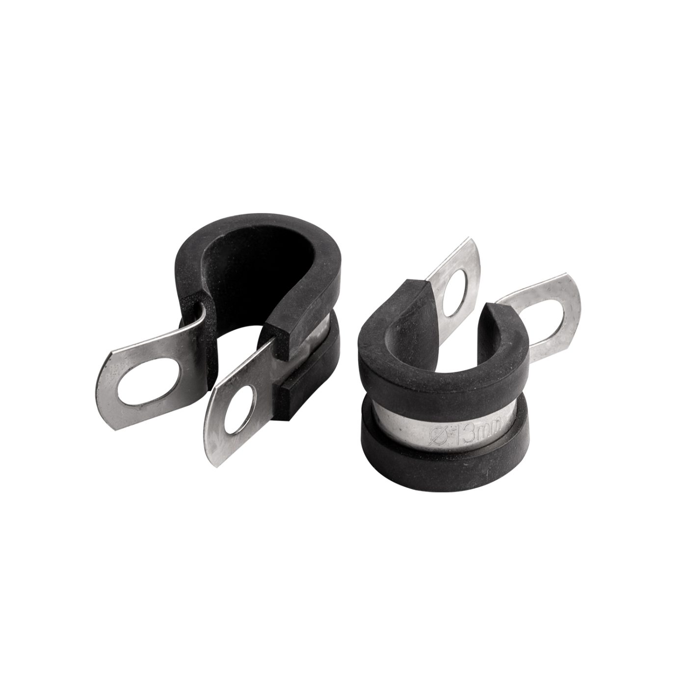 Hose Clamp 13mm X 12mm B/width Rubber Lined Bulk