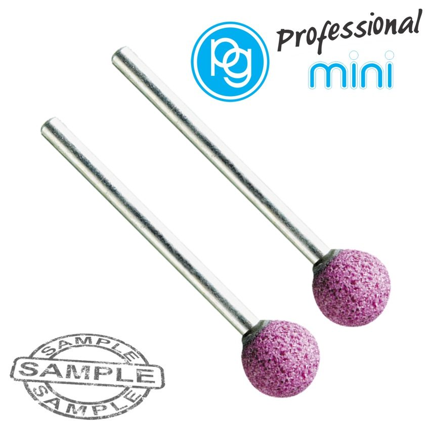 Ruby Gringing Stones 10mm.ball.sh3mm.2pcs