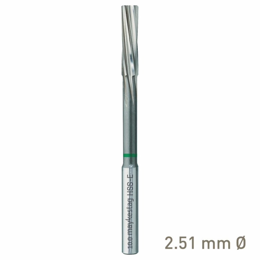 Maykestag HSS-E NC Machine Reamer 2.51mm Nominal Shank Form D