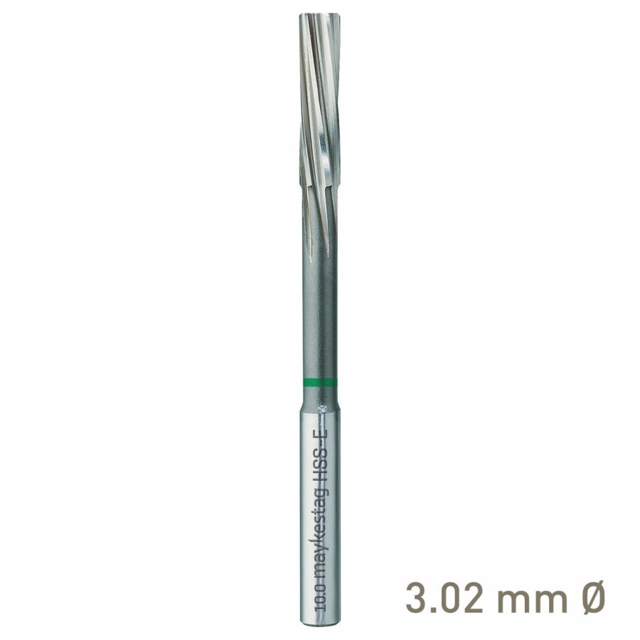 Maykestag HSS-E NC Machine Reamer 3.02mm Nominal Shank Form D