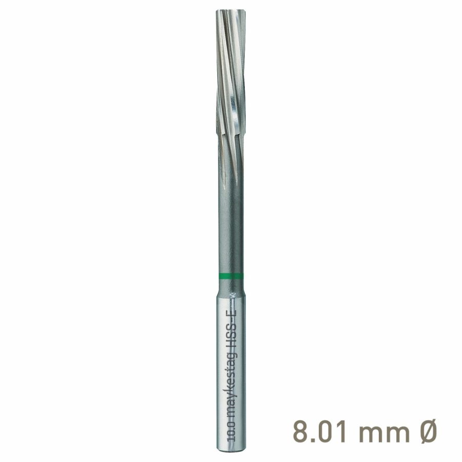 Maykestag HSS-E NC Machine Reamer 8.01mm Nominal Shank Form D