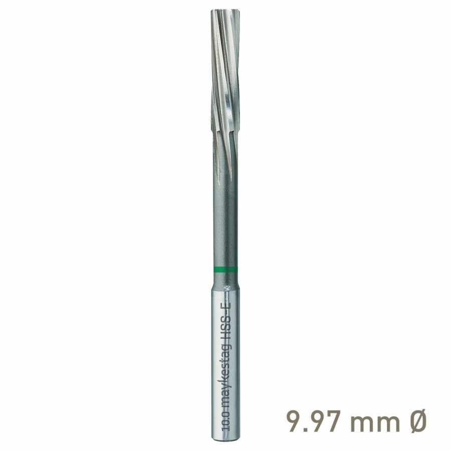 Maykestag HSS-E NC Machine Reamer 9.97mm Nominal Shank Form D