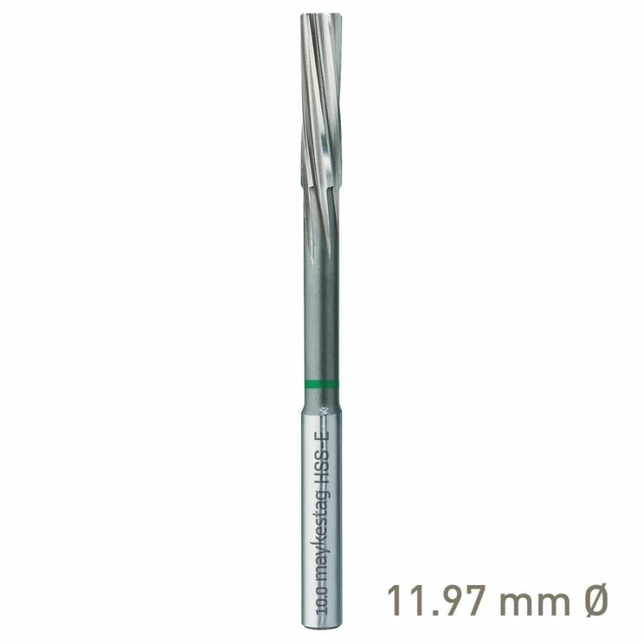 Maykestag HSS-E NC Machine Reamer 11.97mm Nominal Shank Form D