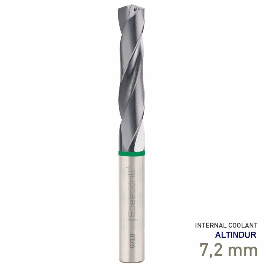 Maykestag Speeddrill+ Universal Solid Carbide Drill Bit 7.2mm 3xD ALTINDUR
