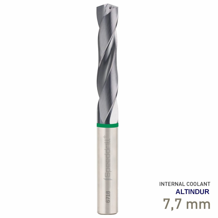 Maykestag Speeddrill+ Universal Solid Carbide Drill Bit 7.7mm 3xD ALTINDUR