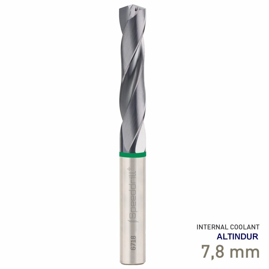 Maykestag Speeddrill+ Universal Solid Carbide Drill Bit 7.8mm 3xD ALTINDUR