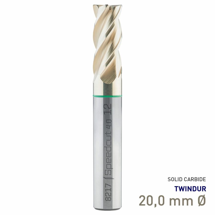 Maykestag Speedcut 4.0 Universal HPC Solid Carbide End Mill 20mm Long Series 4 Flute