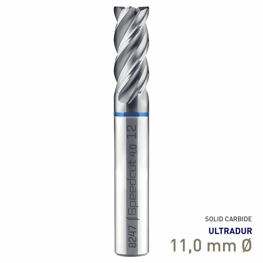 Maykestag Speedcut 4.0-Inox HPC Solid Carbide End Mill 11mm Long Series 4 Flute