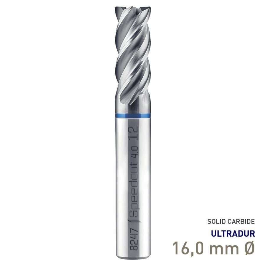Maykestag Speedcut 4.0-Inox HPC Solid Carbide End Mill 16mm Long Series 4 Flute