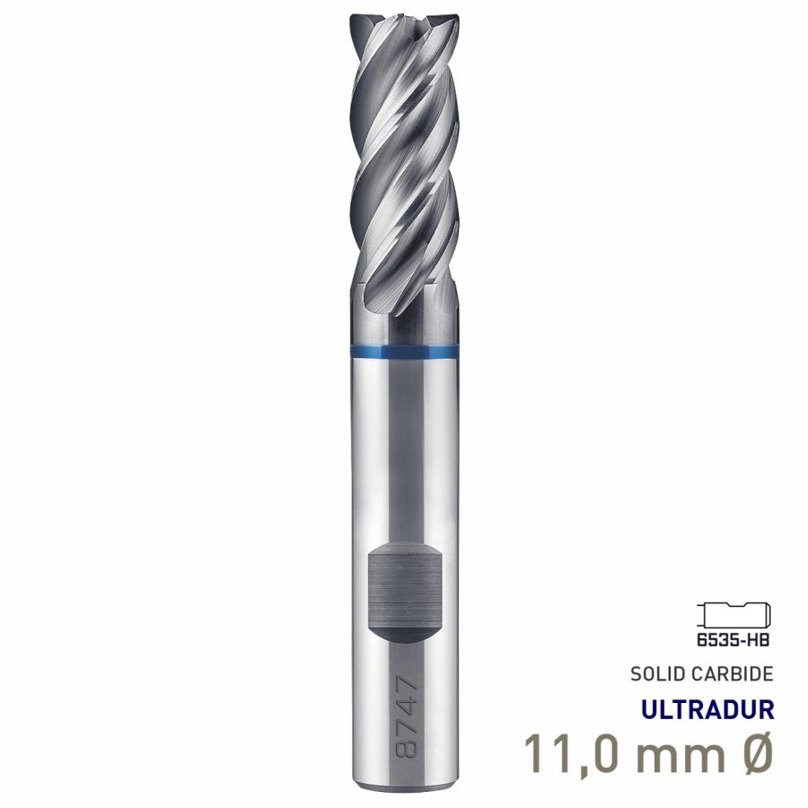 Maykestag Speedcut 4.0-Inox ULTRADUR HPC Solid Carbide End Mill 11mm Long Series 4 Flute