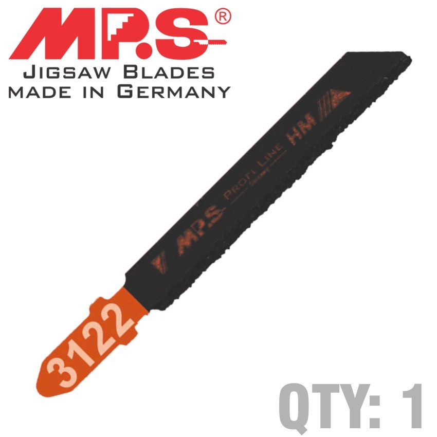 Jigsaw Blade Tungsten Grit T-shank 75mm 1/pack T130riff