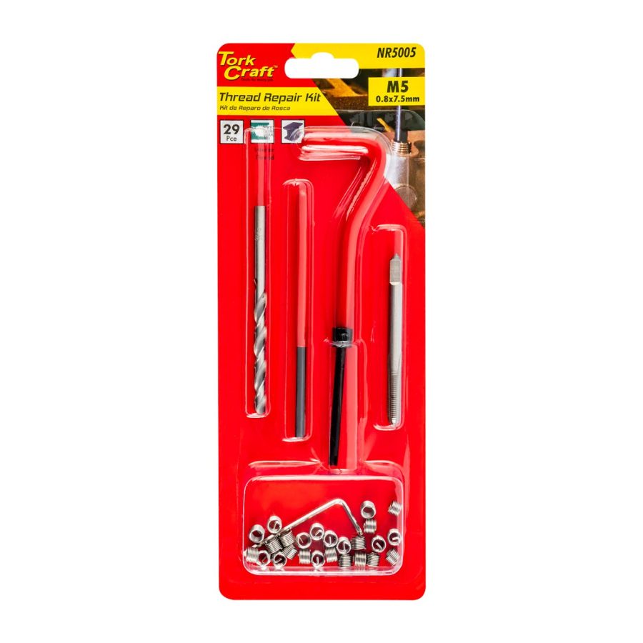 Thread Repair Kit 29pc M5 X 0.8 X 1.5d Internal Thread Carded