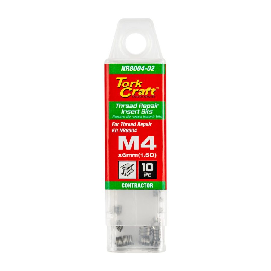 Thread Repair Kit M4 X 1.5d Replacement Inserts 10pce