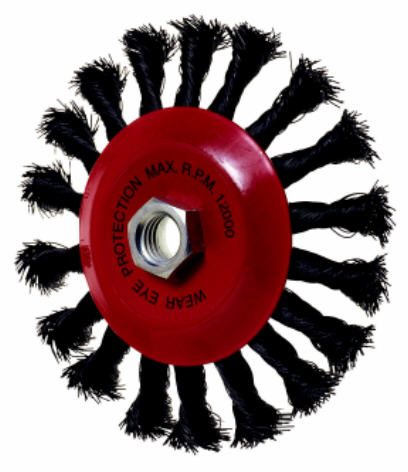 Tw.wire Con. Wheel Brush 100mm