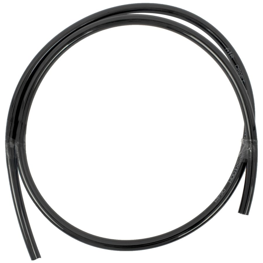Polyurethane Hose 5mm I.d. 8mm O.d Per Metre Black (100m Roll)