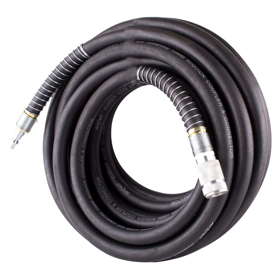 Rubber Hose Kit 8mm X 10m W/aro Coupler