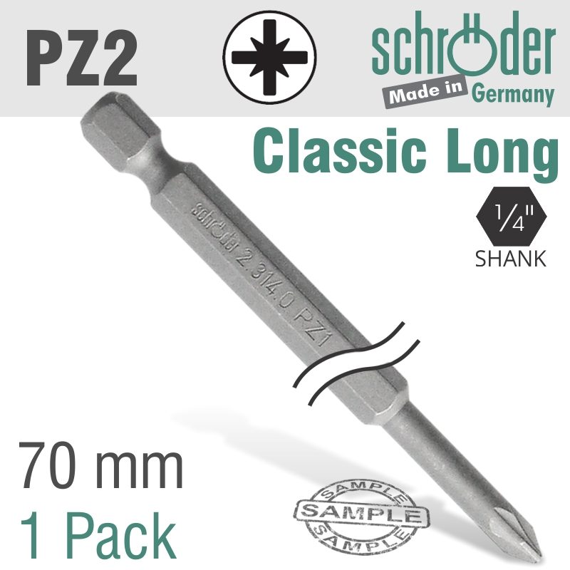 Pozi.no.2 70mm Power Bit 1cd
