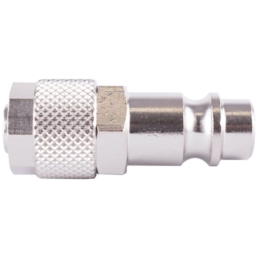 Pu Hose Connector 6mm Id X 8mm Od Metal German Coupler Insert