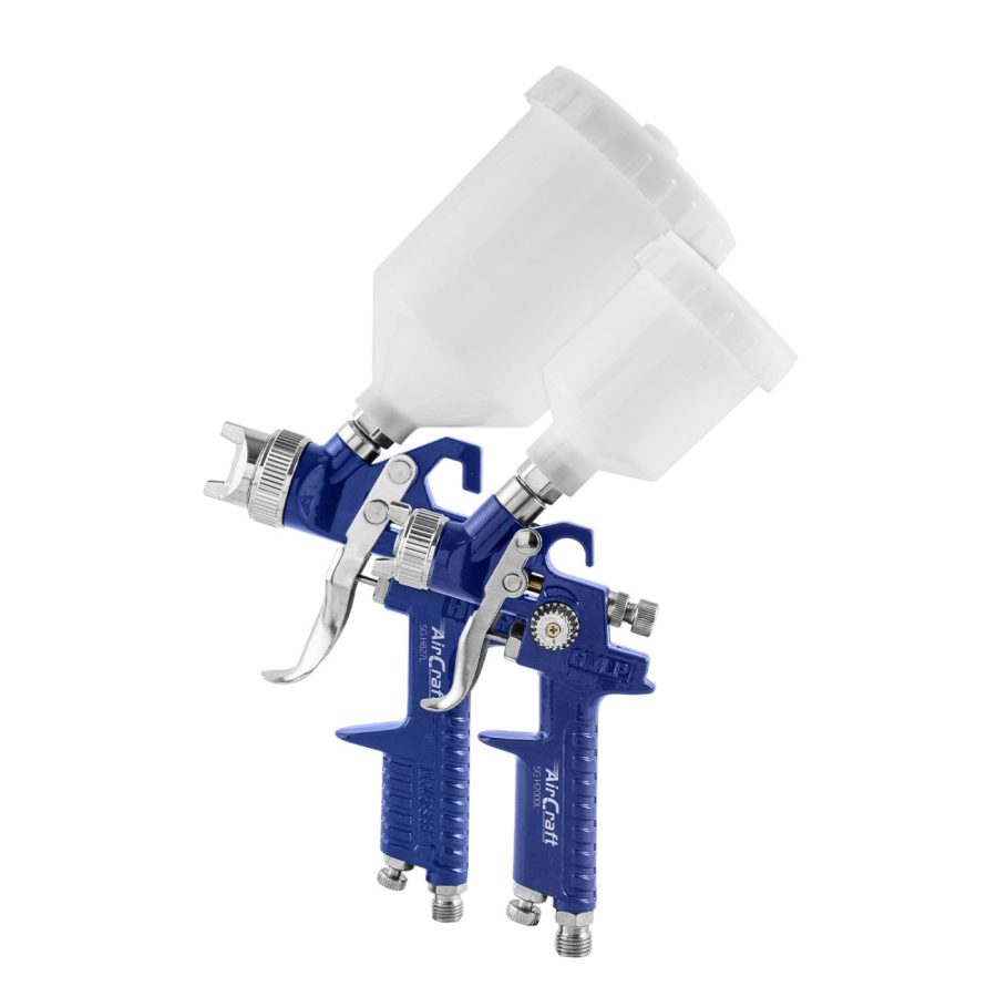 Spray Gun Gravity Hvlp Sg H827 & Mini Sg H2000 Combo Box