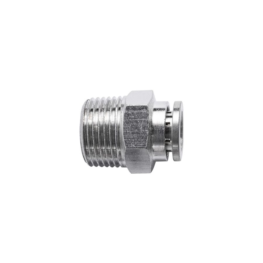 Metal Pu Fitting Straight 8mm X 3/8' M