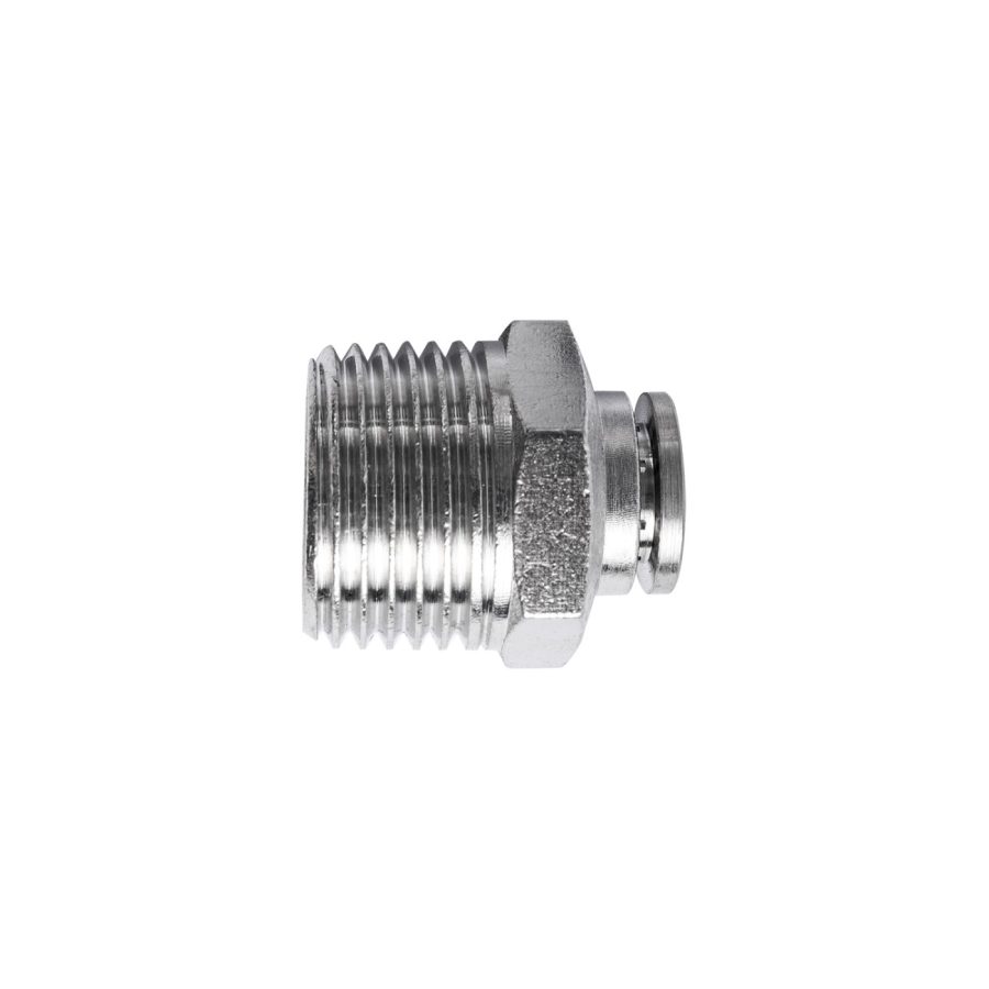 Metal Pu Fitting Straight 8mm X 1/2' M