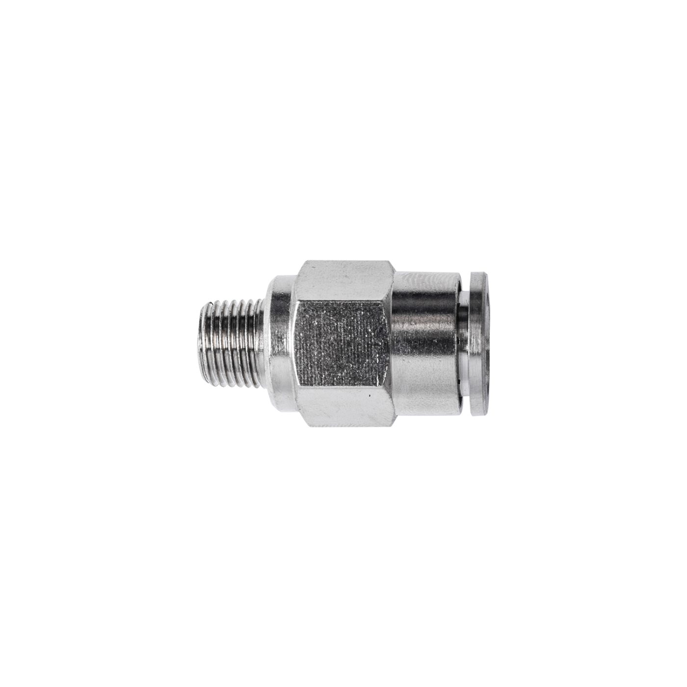 Metal Pu Fitting Straight 10mm X 1/4' M
