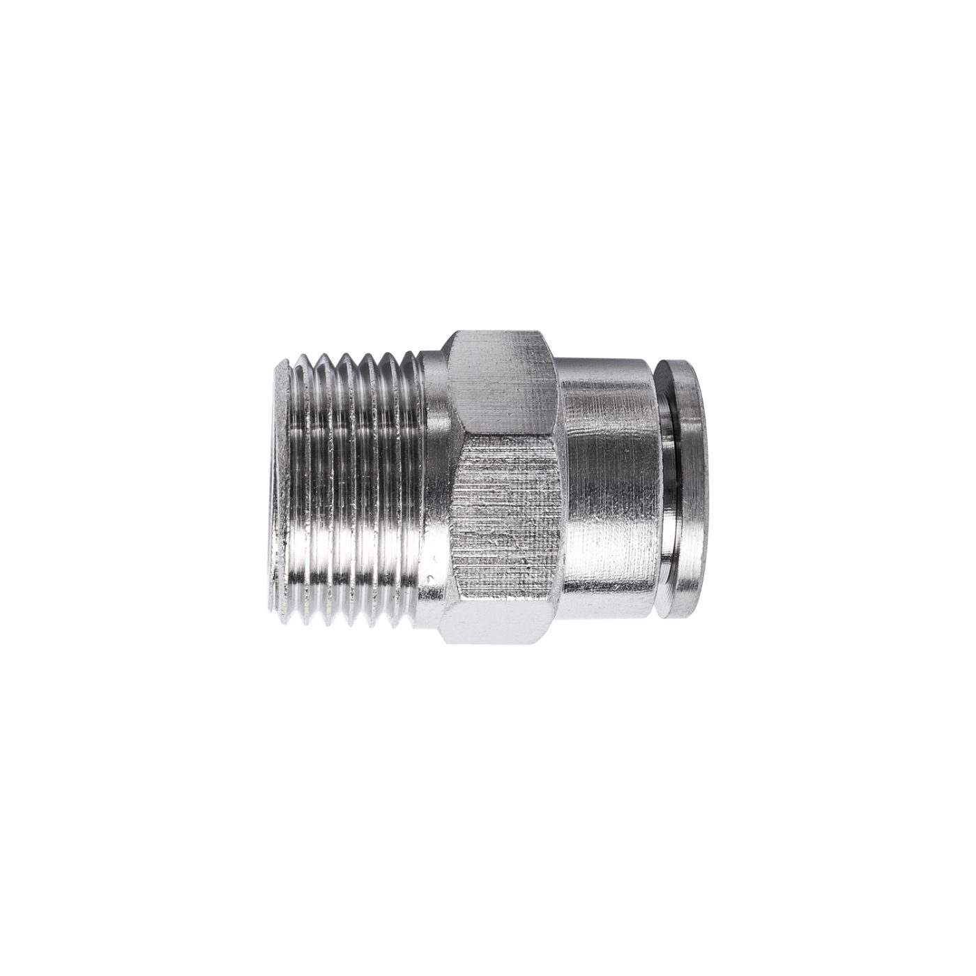 Metal Pu Fitting Straight 10mm X 3/8' M