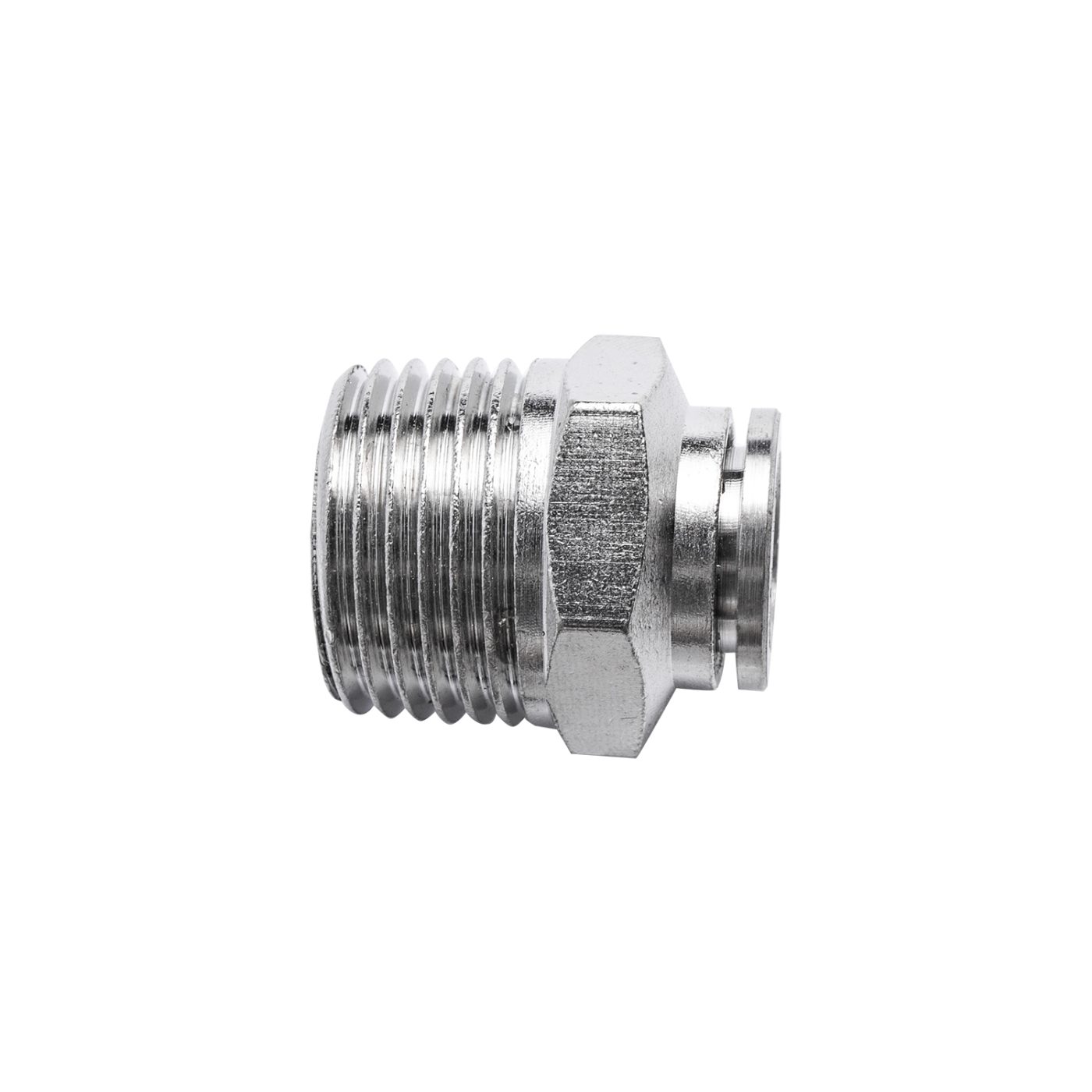 Metal Pu Fitting Straight 10mm X 1/2' M