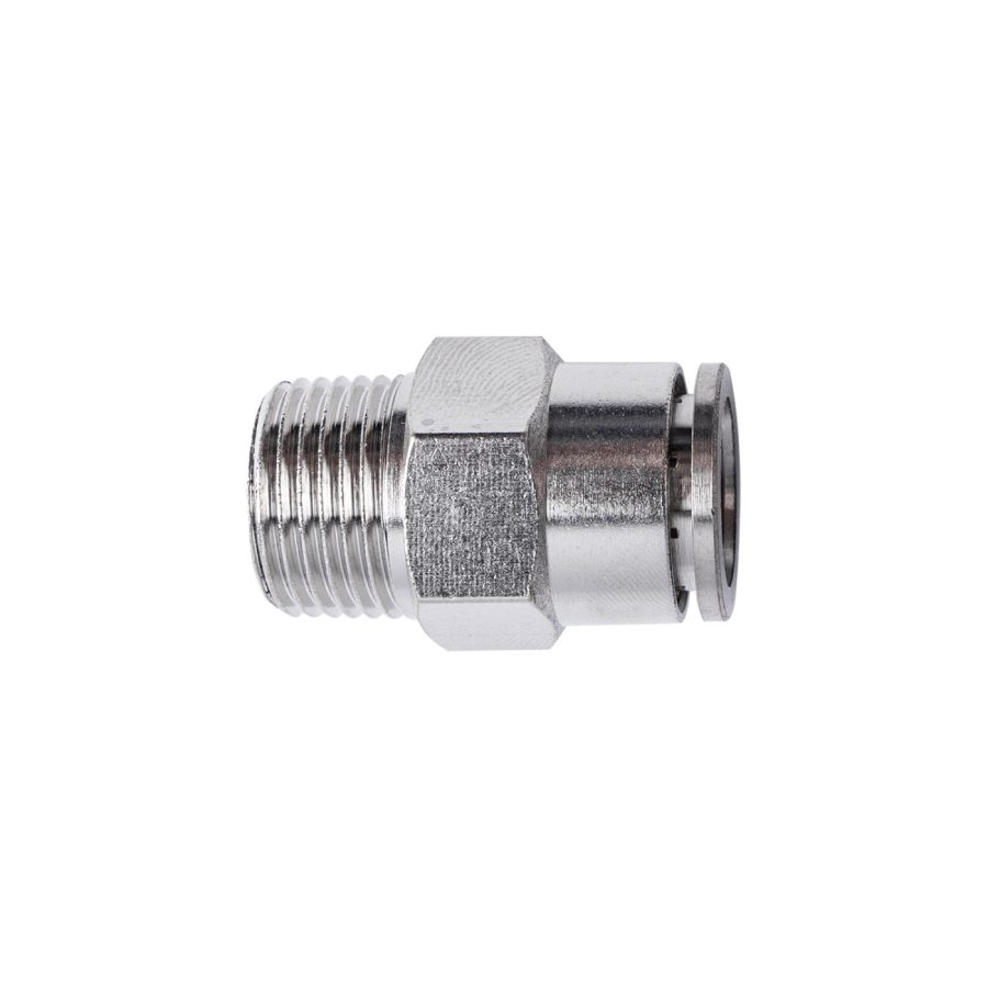Metal Pu Fitting Straight 12mm X 3/8' M